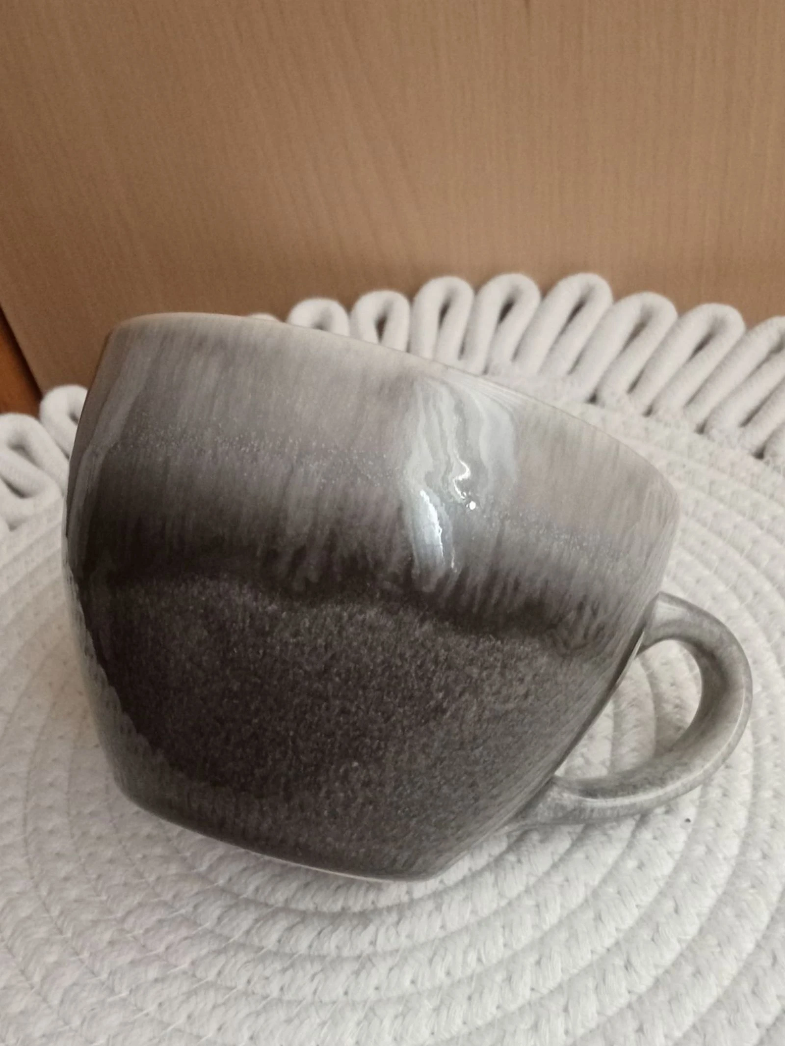 Taza cinza Santa Clara nova com etiquetas de cerâmica – photo 3